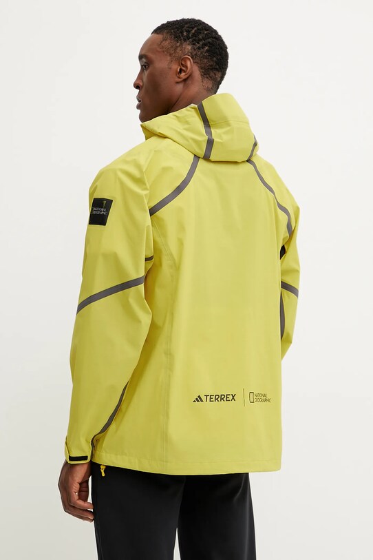 Îmbrăcăminte adidas TERREX geacă de ploaie x National Geographic JD5834 galben