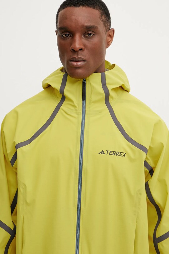 adidas TERREX geacă de ploaie x National Geographic galben JD5834