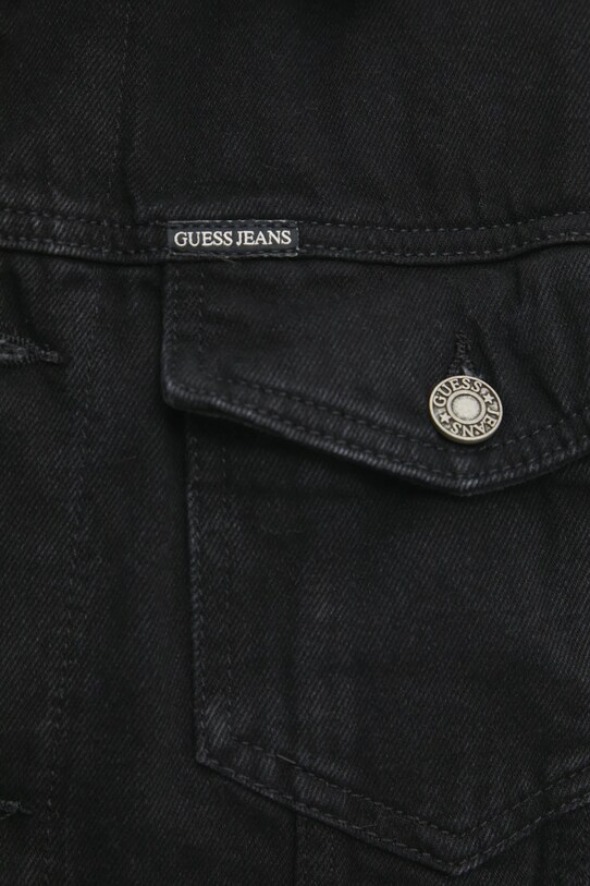 Τζιν μπουφάν Guess Jeans M4BN38.D5EK2 μαύρο