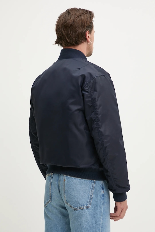 Odzież Guess Jeans kurtka bomber M5RL81.WHAA2 granatowy