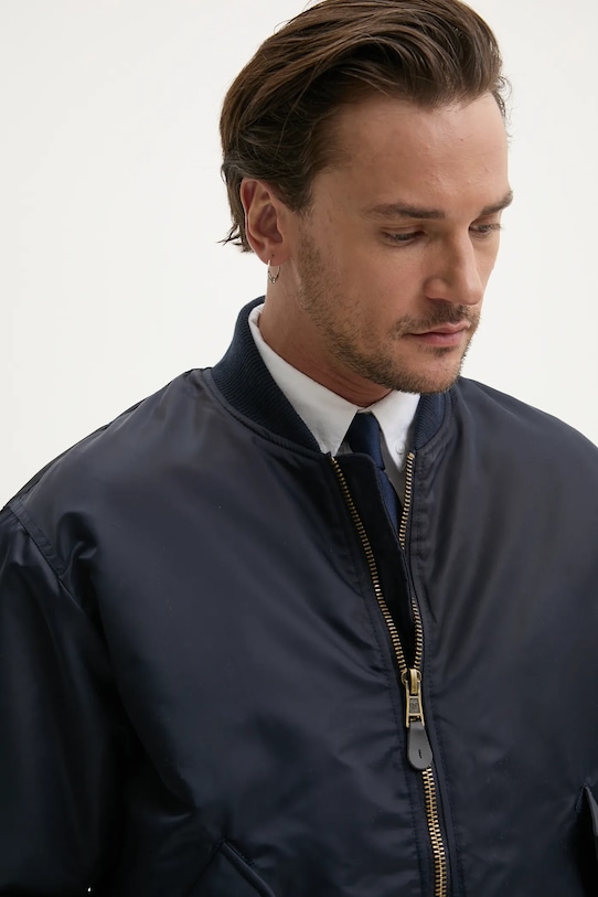 Guess Jeans kurtka bomber granatowy M5RL81.WHAA2