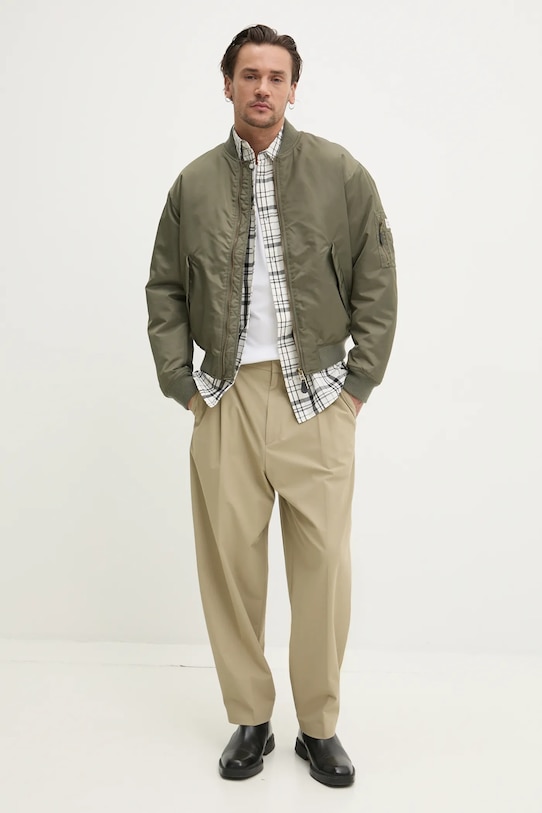 Guess Jeans geaca bomber M5RL81.WHAA2 verde SS25