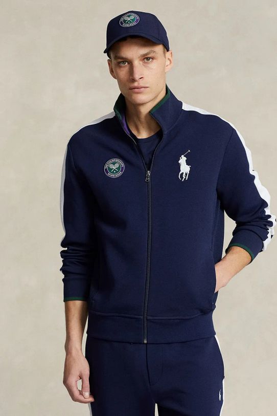 Bunda Polo Ralph Lauren Wimbledon Collection nezateplené námořnická modř 710867580