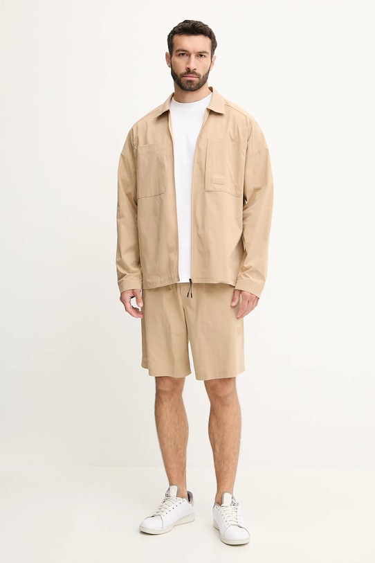 Μπουφάν Hummel 227644 μπεζ SS25