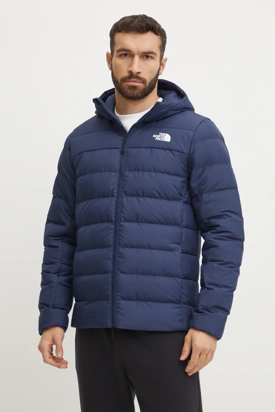 The North Face geaca Aconcagua 3 cu captuseala bleumarin NF0A84I14GV1