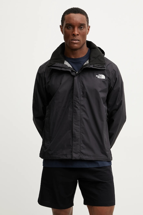 The North Face rövid kabát Resolve enyhén szigetelt fekete NF00AR9TJK31