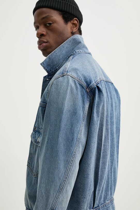 Levi's geaca de blugi din bumbac TYPE 2 TRUCKER albastru A7632
