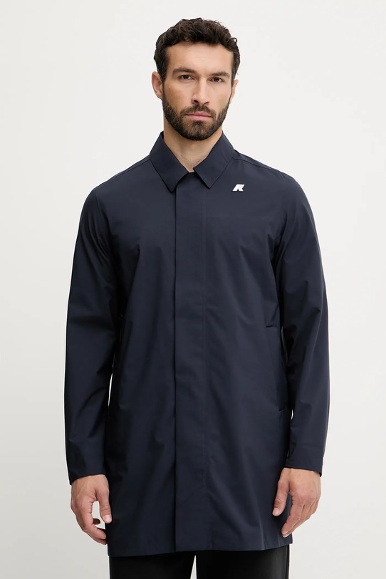 K-Way geacă de ploaie necaptusit bleumarin K6128YW