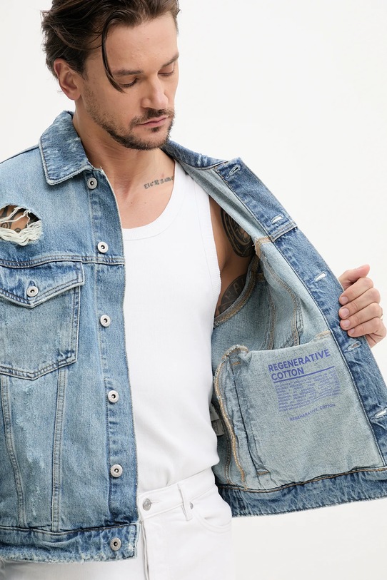 Džínová bunda Hugo Blue 50534526