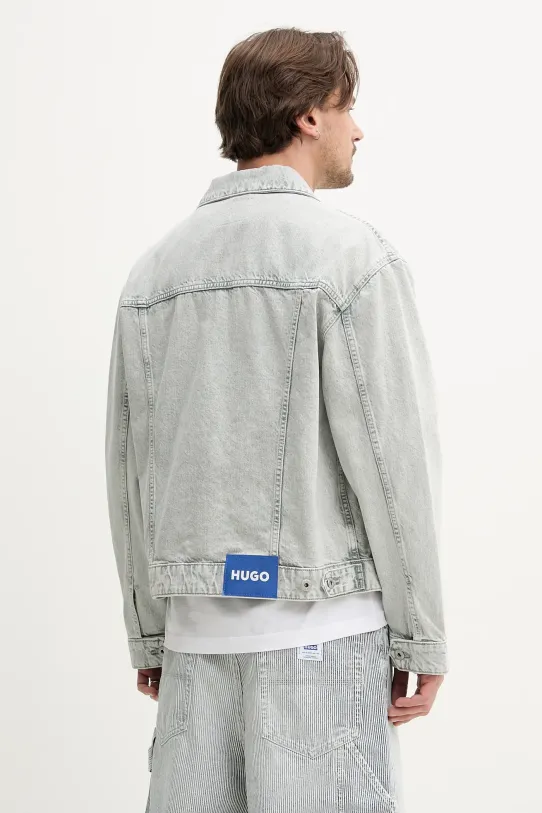 Odzież Hugo Blue kurtka jeansowa 50534538 szary