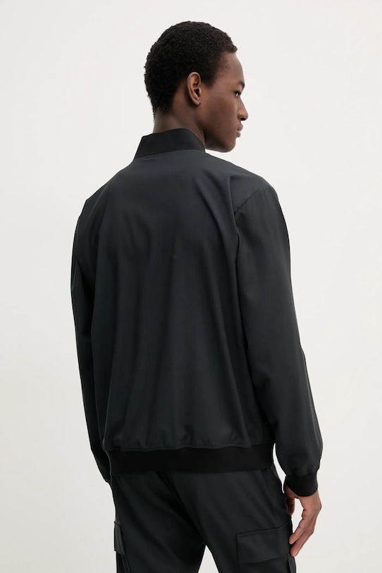 Îmbrăcăminte BARENA VENEZIA jacheta bomber din lana Camicia Mola CSU5051.478 negru