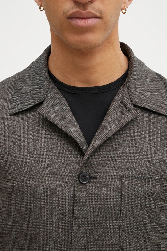 Шерстяной пиджак Paul Smith серый M1R.017X.P02569