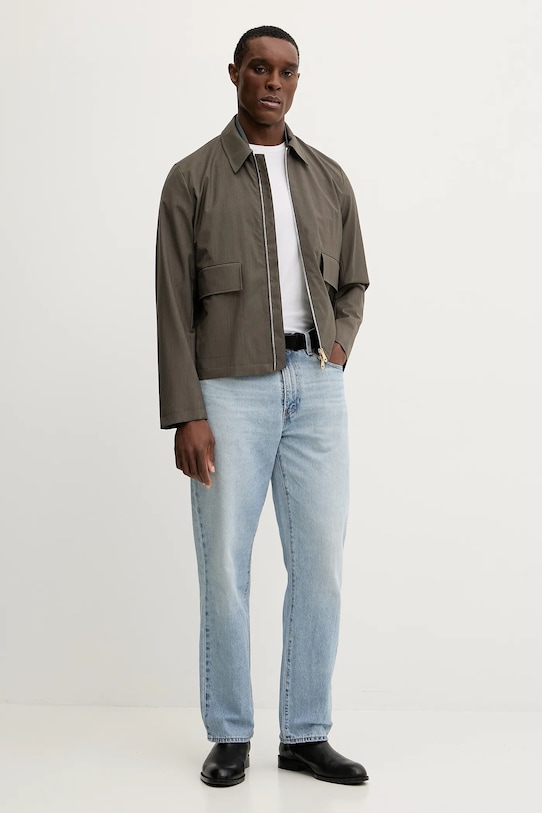 Paul Smith geaca de lana M1R.031Z.N00041 gri SS25