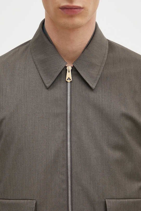 Μάλλινο μπουφάν Paul Smith γκρί M1R.031Z.N00041