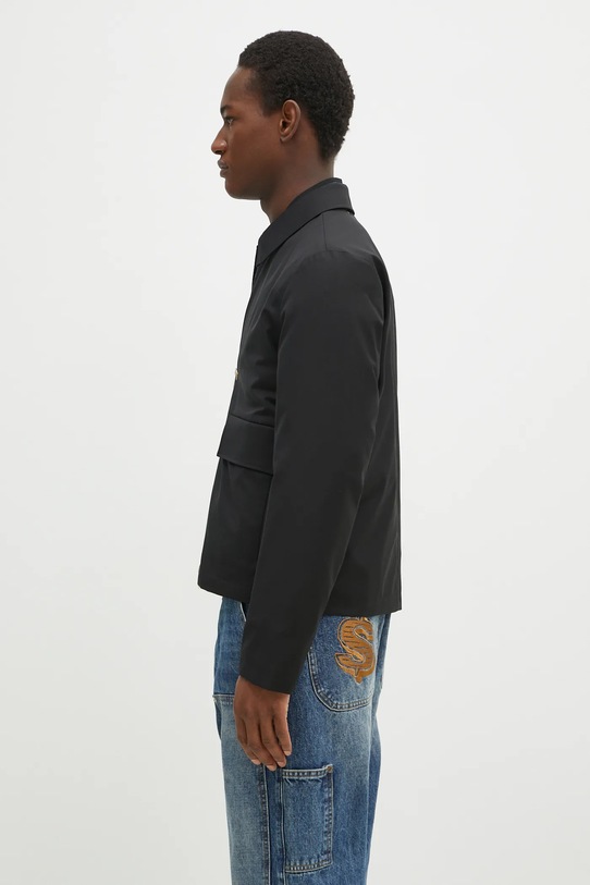 Μάλλινο μπουφάν Paul Smith M1R.031Z.N00041 μαύρο SS25