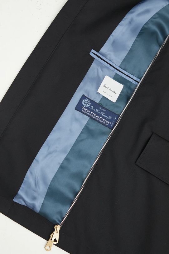 Μάλλινο μπουφάν Paul Smith μαύρο M1R.031Z.N00041