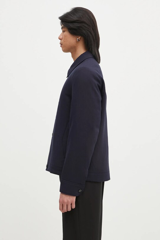 Вовняна куртка Paul Smith M1R.403Z.P01746 темно-синій SS25