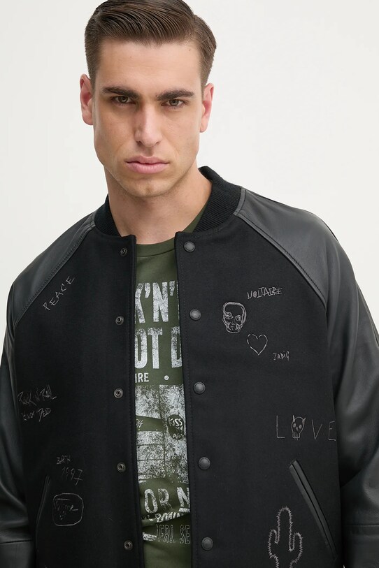 ZADIG&VOLTAIRE kurtka bomber czarny RMOW01117.11
