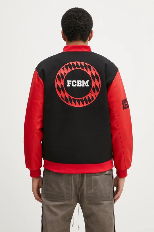 Ρούχα Bomber μπουφάν από μαλλί adidas Performance FC Bayern Muenchen VRCT Jacket JF0584 μαύρο