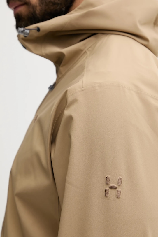 Nepremokavá bunda Haglöfs Breeze 607680 béžová