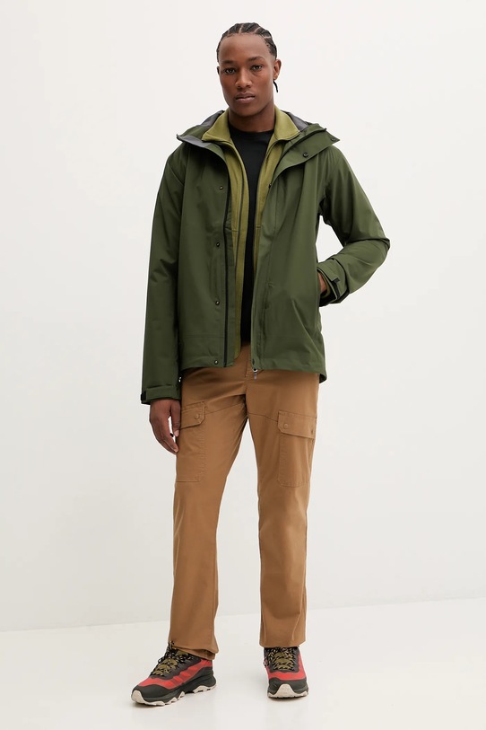 Nepremokavá bunda Haglöfs Breeze 607680 zelená AW25