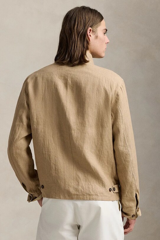 Двусторонняя куртка Polo Ralph Lauren 710962187 коричневый SS25