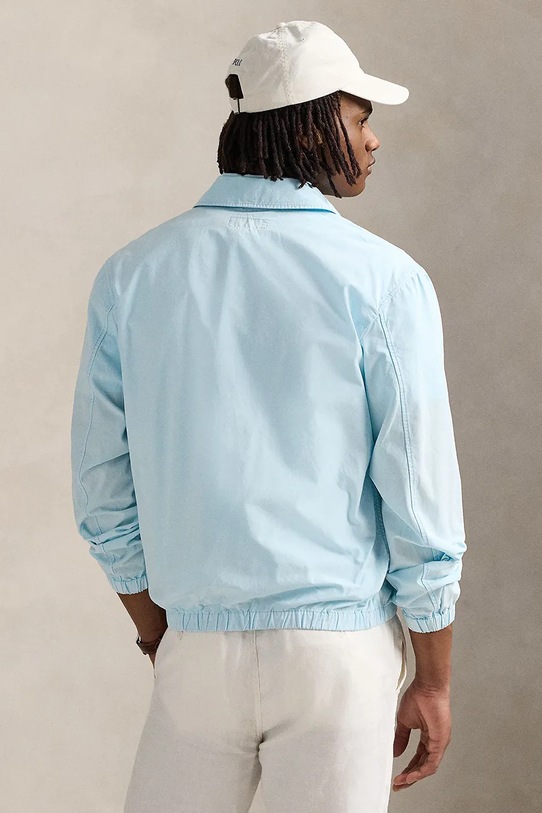 Polo Ralph Lauren kurtka bawełniana Unlined Windbreaker 710961831 niebieski SS25