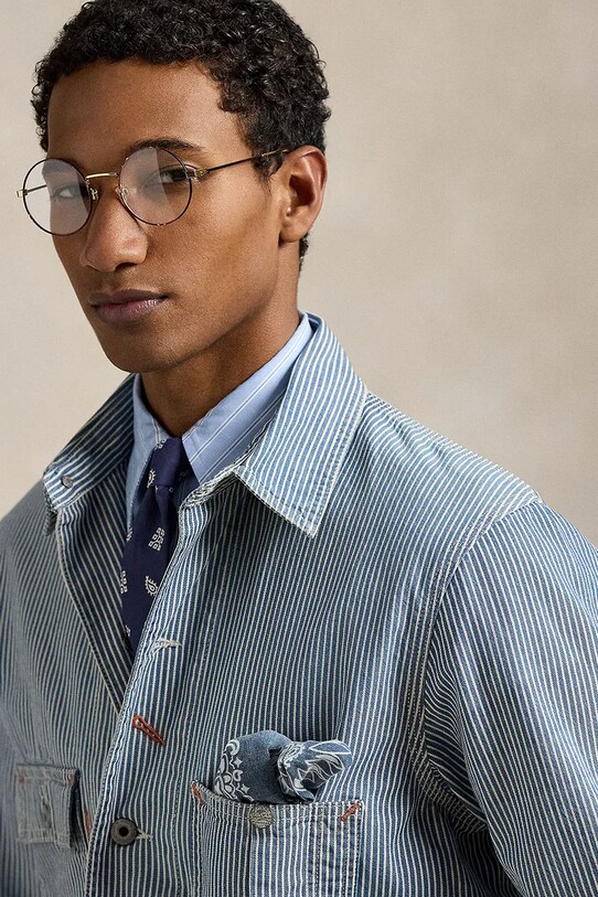 Pamučna jakna Polo Ralph Lauren Unlined Field Jacket plava 710963232