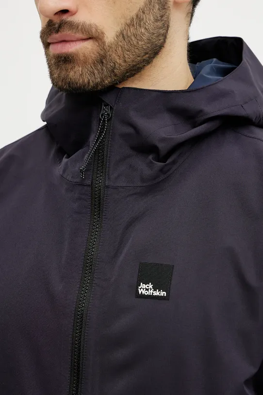 Jack Wolfskin rövid kabát Terraview 2L A63829 sötétkék