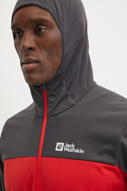 Jack Wolfskin geaca sport Feldberg rosu A63970