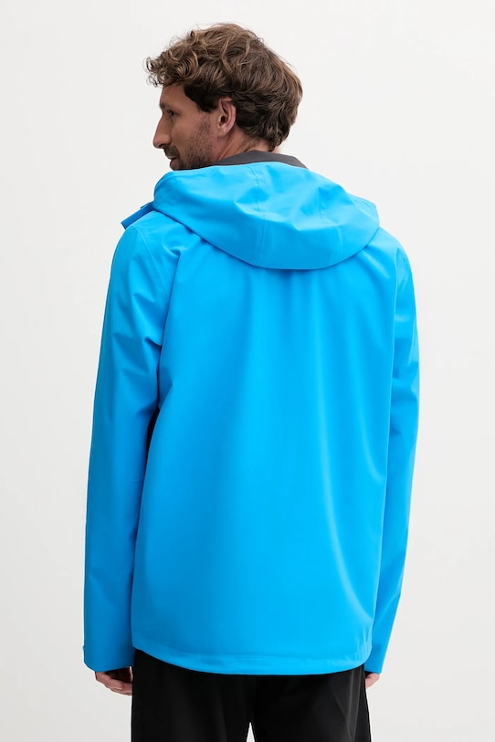 Odzież Jack Wolfskin kurtka przeciwdeszczowa Trailtime 2L A63903 niebieski