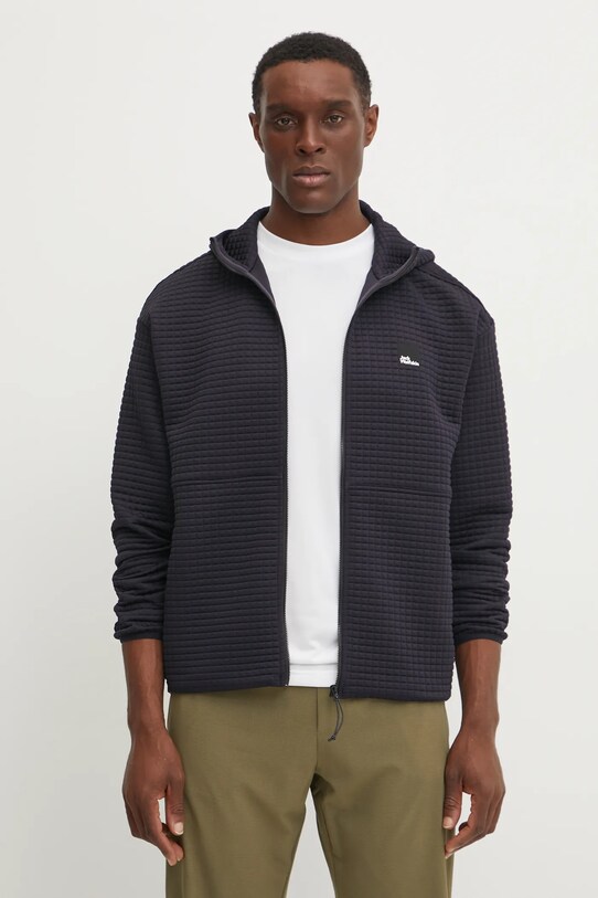 Кофта Jack Wolfskin Mogari с капюшоном тёмно-синий A63849