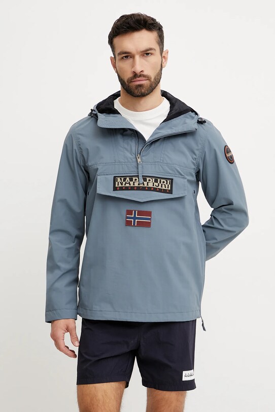 Bunda Napapijri Rainforest nezateplené modrá NP0A4G7DG1Y1