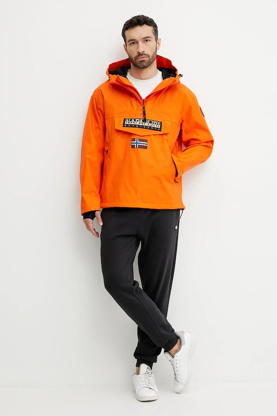 Napapijri geacă Rainforest NP0A4ILWA001 portocaliu SS25