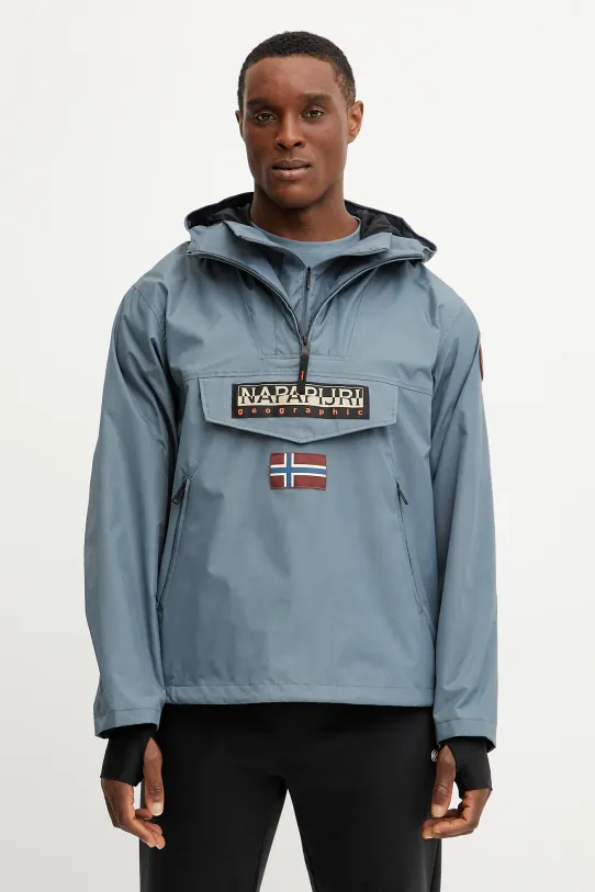Bunda Napapijri Rainforest nezateplené modrá NP0A4ILWG1Y1