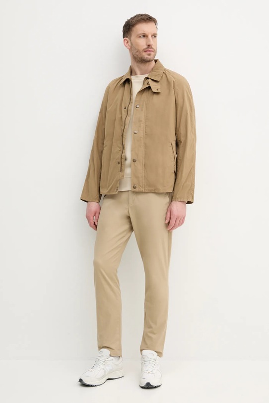 Bavlnená bunda Barbour Tracker Casual MCA0978 zelená SS25