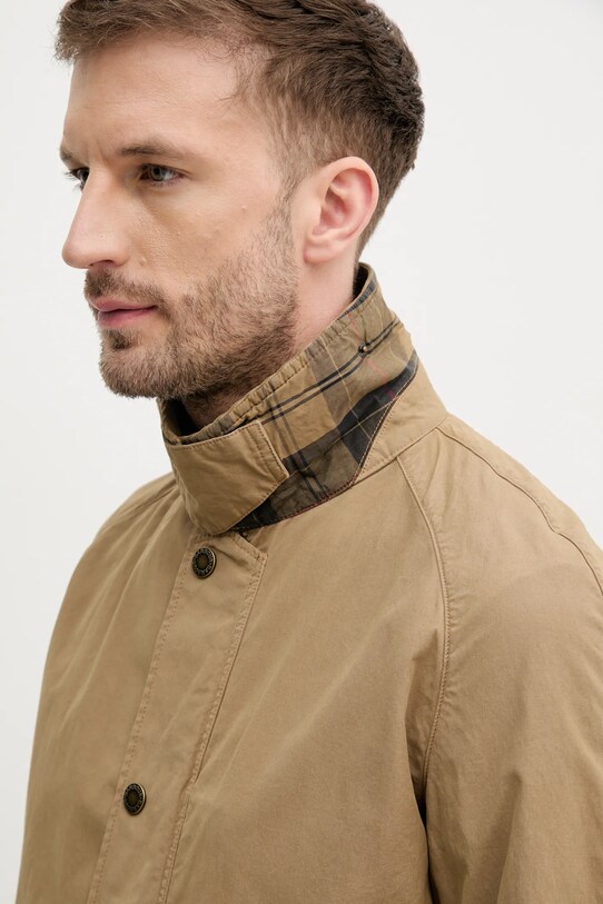 Бавовняна куртка Barbour Tracker Casual зелений MCA0978