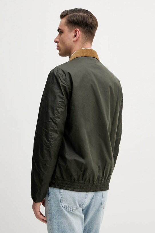 Дрехи Памучно яке Barbour Newbury Wax Jacket MWX2449 зелен