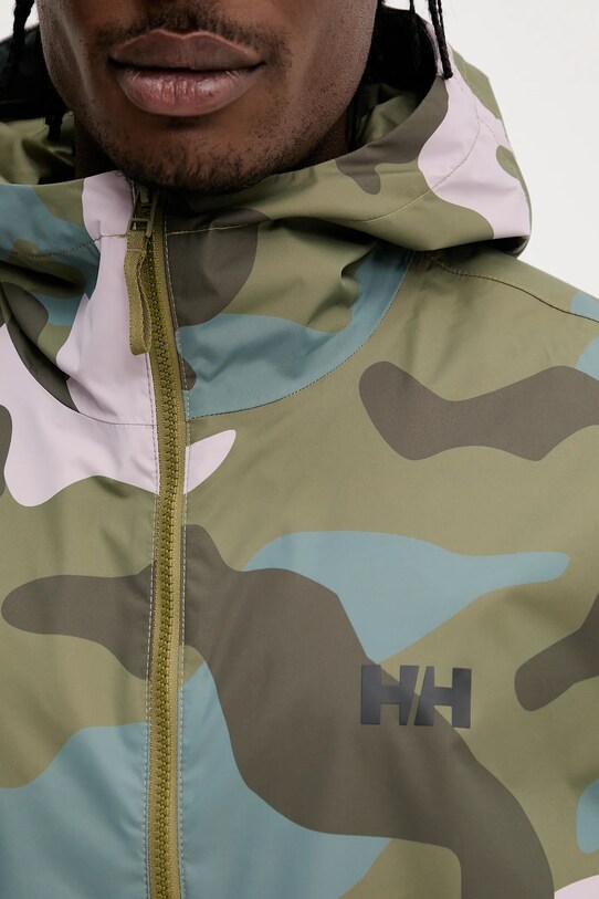 Helly Hansen kurtka przeciwdeszczowa CORE GRAPHIC 54280 zielony
