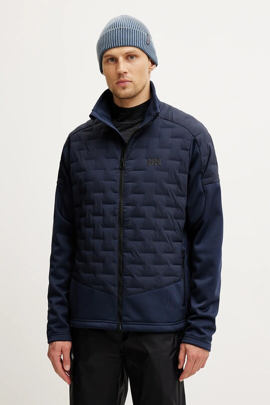 Sportovní bunda Helly Hansen Hybrid Stretch s podšívkou námořnická modř 34103.