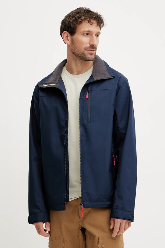 Nepromokavá bunda Helly Hansen Crew nezateplené námořnická modř 34445