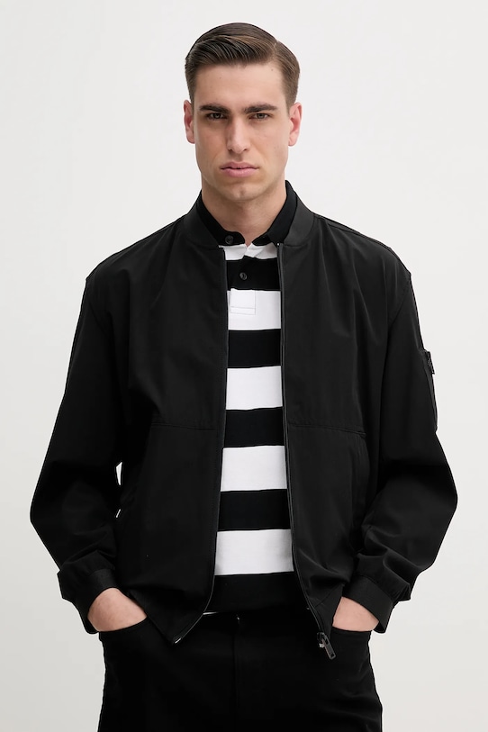 BOSS Orange geaca bomber negru 50537058