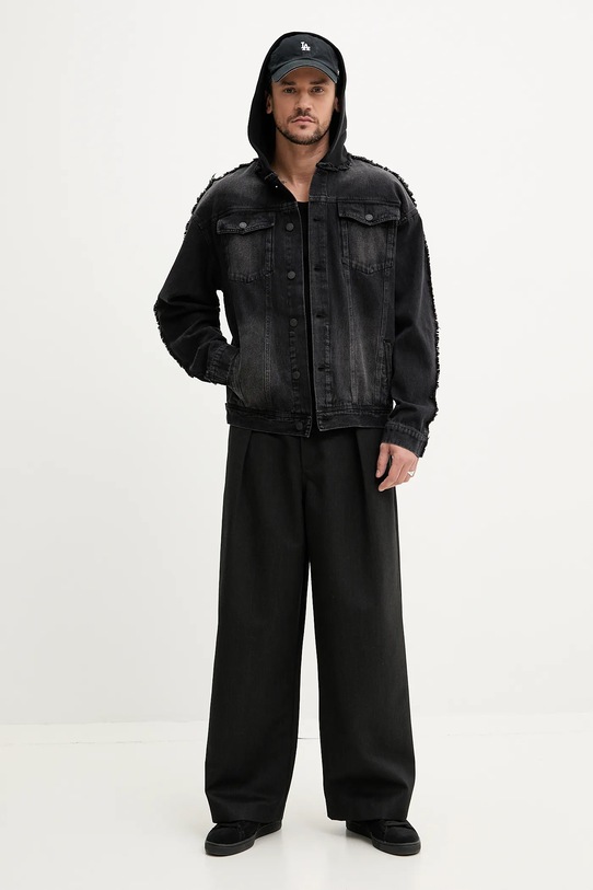 Desigual giacca in cotone BERLIN 25SMED04 nero SS25