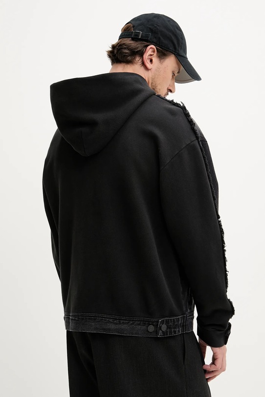 Odzież Desigual kurtka bawełniana BERLIN 25SMED04 czarny