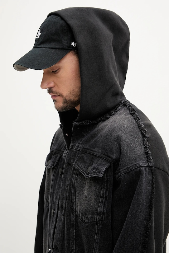 Desigual kurtka bawełniana BERLIN czarny 25SMED04