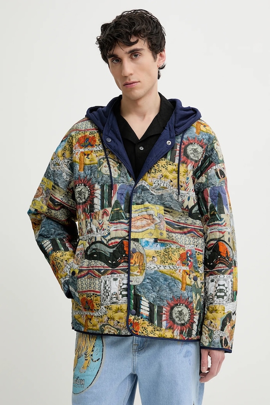 Ρούχα Μπουφάν Desigual CANCÚN 25SMEW07 σκούρο μπλε