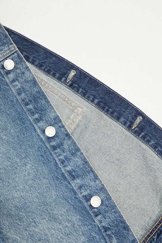 Džínová bunda Samsoe Samsoe SAWESLEY M25100082 modrá