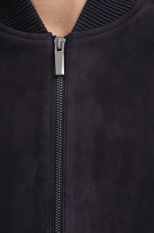 Замшевая куртка-бомбер Calvin Klein K10K114116 тёмно-синий