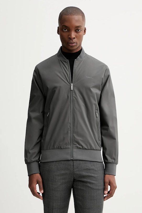 Calvin Klein kurtka bomber szary LV040FM512