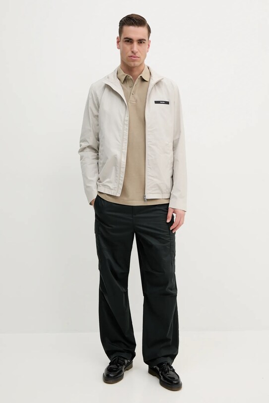 Яке Calvin Klein K10K114111 бежов SS25
